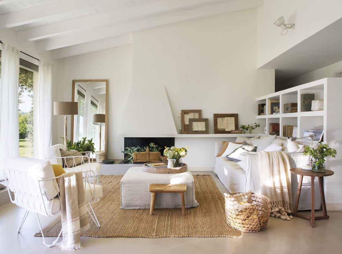 Total white: elegance in simplicity
